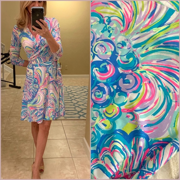 Lilly Pulitzer Dresses & Skirts - Lilly Pulitzer Emilia Wrap Dress